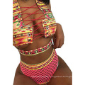 New Style Swimsuit Split Explosion Bikini Net Triangle Bikini Bikini Swimwear Wholesale